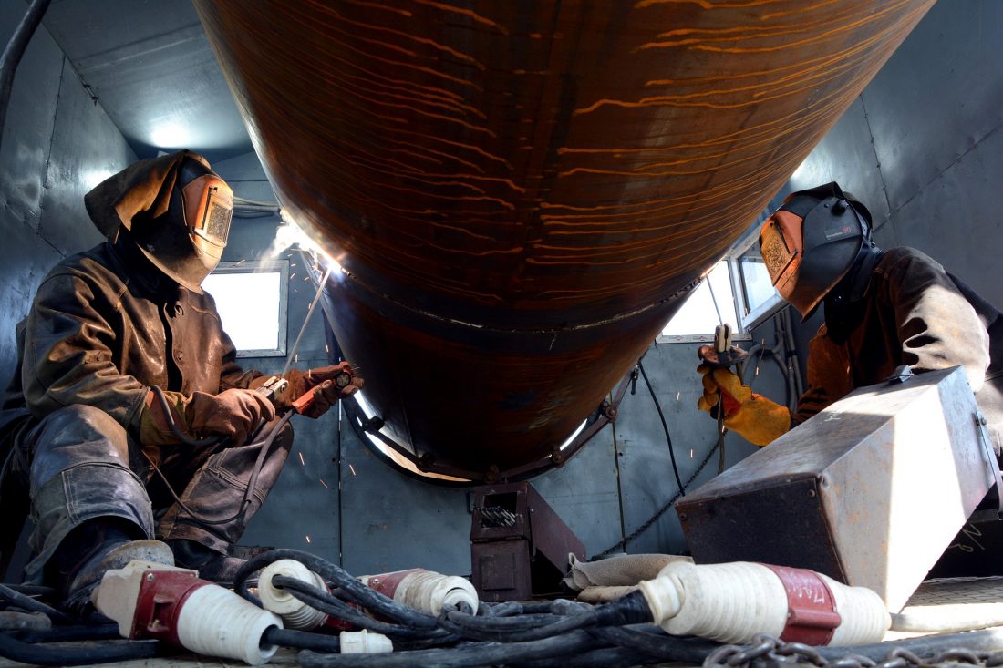 Boilermaker at work